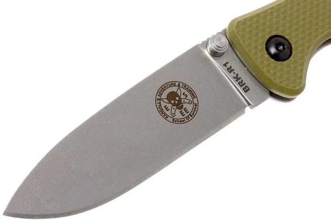ESEE Knives Zancudo D2 OD-Green-Stonewashed, BRKR2OD Pocket Knife 5 ESEE Knives Zancudo D2 OD-Green-Stonewashed, BRKR2OD Pocket Knife - Image 3