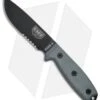ESEE Knives ESEE-4S Fixed Blade Knife W/Clip Plate (4.5" Black Serr) 1 ESEE Knives ESEE-4S Fixed Blade Knife W/Clip Plate (4.5" Black Serr) -Esee Knives Shop ESEE 4S Fixed Blade Black Serr ES4SB BHQ 46279 jr