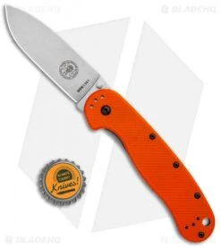 ESEE Avispa Frame Lock Knife Orange (3.5" Stonewash) 9 ESEE Avispa Frame Lock Knife Orange (3.5" Stonewash) -Esee Knives Shop ESEE Avispa FL Orange SW BRK1301OR BHQ 101780 jr bottlecap