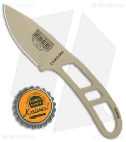 ESEE Candiru Fixed Blade Neck Knife (2" Desert Tan) 9 ESEE Candiru Fixed Blade Neck Knife (2" Desert Tan) -Esee Knives Shop ESEE Candiru Neck Knife Desert Tan BHQ 11663 er bottlecap jr