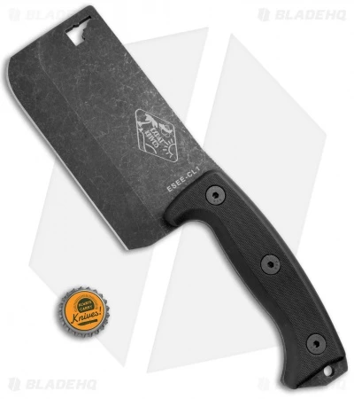 ESEE Knives Expat Cleaver Fixed Blade Knife Black G-10 (Black SW) CL-1 6 ESEE Knives Expat Cleaver Fixed Blade Knife Black G-10 (Black SW) CL-1 - Image 4