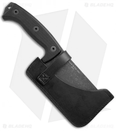 ESEE Knives Expat Cleaver Fixed Blade Knife Black G-10 (Black SW) CL-1 5 ESEE Knives Expat Cleaver Fixed Blade Knife Black G-10 (Black SW) CL-1 - Image 3