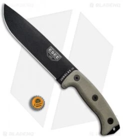 ESEE Junglas II Survival Fixed Blade Knife + Sheath (8.5" Black) 9 ESEE Junglas II Survival Fixed Blade Knife + Sheath (8.5" Black) -Esee Knives Shop ESEE Junglas II Survival Black BHQ 75332 jr bottlecap 2