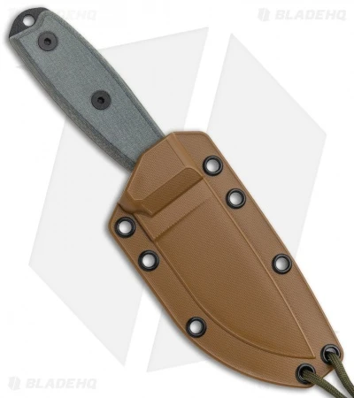 ESEE Knives ESEE-3PM Modified Knife Coyote Sheath W/ Clip Plate (3.88" Black) 5 ESEE Knives ESEE-3PM Modified Knife Coyote Sheath W/ Clip Plate (3.88" Black) - Image 3
