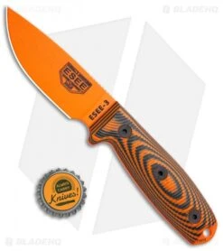 ESEE Knives ESEE-3PMOR-006 Fixed Blade Knife Orange/Black G-10 (3.9" Orange) 11 ESEE Knives ESEE-3PMOR-006 Fixed Blade Knife Orange/Black G-10 (3.9" Orange) -Esee Knives Shop ESEE Knives ESEE 3PMOR 006 Orange Black G 10 Orange BHQ 105766 jr bottlecap