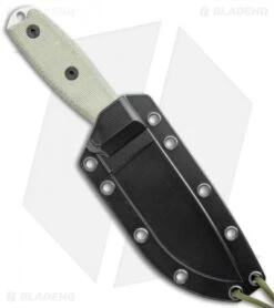 ESEE Knives ESEE-4 Fixed Blade Knife Gray Micarta (4.5" Stonewash S35VN) 8 ESEE Knives ESEE-4 Fixed Blade Knife Gray Micarta (4.5" Stonewash S35VN) -Esee Knives Shop ESEE Knives ESEE 4 Gray Micarta SW ESEE 4P35V BHQ 118459 jr sheath