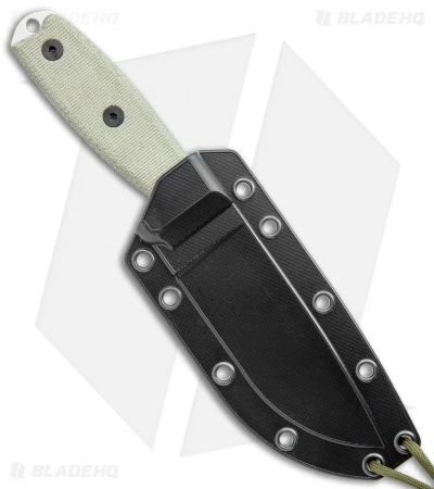 ESEE Knives ESEE-4 Fixed Blade Knife Gray Micarta (4.5" Stonewash S35VN) 5 ESEE Knives ESEE-4 Fixed Blade Knife Gray Micarta (4.5" Stonewash S35VN) - Image 3