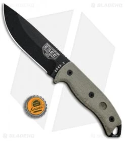 ESEE Knives ESEE-5P Knife (5.25" Black) -Esee Knives Shop ESEE Knives ESEE 5P Black RC5PBK BHQ 4326 jr bottlecap