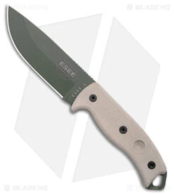 ESEE Knives ESEE-5P-KO-OD Fixed Blade Knife (5.25" OD Green) *No Sheathing*