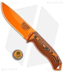 ESEE Knives ESEE-5POR-006 Fixed Blade Knife Orange/Black 3D G-10 (5.25" Orange) 11 ESEE Knives ESEE-5POR-006 Fixed Blade Knife Orange/Black 3D G-10 (5.25" Orange) -Esee Knives Shop ESEE Knives ESEE 5POR 006 Orange Black 3D G 10 BHQ 105817 jr bottlecap
