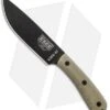 ESEE Knives ESEE-6HM Fixed Blade Knife Traditional Green Micarta (6" Black) -Esee Knives Shop ESEE Model 6 Traditional Handle ES6HMK BHQ 83394 jr
