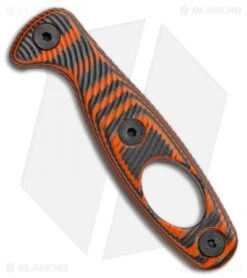 ESEE Xancudo Handle Scales W/ Hole (Orange/Black)