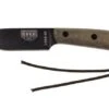 ESEE Model 4HM Bushcraft Knife Modified Handle, Leather Sheath -Esee Knives Shop XX 34849 02 EE ESEE 4HM