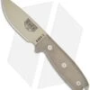 ESEE Knives ESEE-3PM-MB-DT Knife Green Sheath & MOLLE Back (3.88" Tan Plain) -Esee Knives Shop esee 3pm dt
