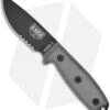 ESEE Knives ESEE-3SM-MB Modified Knife Coyote & MOLLE Back (3.88" Black Serr) 2 ESEE Knives ESEE-3SM-MB Modified Knife Coyote & MOLLE Back (3.88" Black Serr) -Esee Knives Shop esee 3sm mb 1