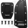 ESEE Knives ESEE-4 Molded Sheath + Clip Plate (Black) -Esee Knives Shop esee 4 msb cp