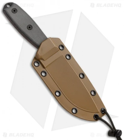 ESEE Knives ESEE-4S-CP Clip Point Knife (4.5" Black Serr) 4 ESEE Knives ESEE-4S-CP Clip Point Knife (4.5" Black Serr) - Image 2