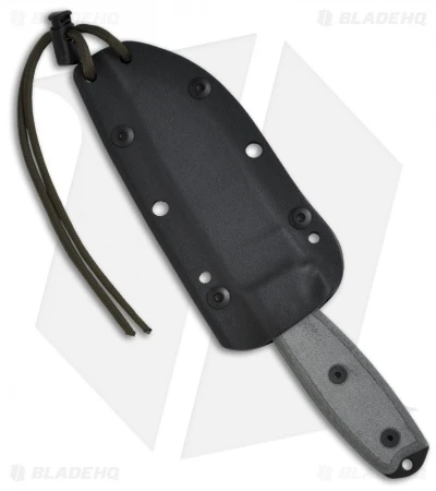 ESEE Knives ESEE-4P-MB-DE Fixed Blade Knife + MOLLE Back (4.5" Dark Earth) 4 ESEE Knives ESEE-4P-MB-DE Fixed Blade Knife + MOLLE Back (4.5" Dark Earth) - Image 2