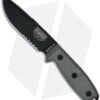 ESEE Knives ESEE-4S-CP Clip Point Knife (4.5" Black Serr) -Esee Knives Shop esee 4s cp mb 1