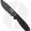 ESEE Knives ESEE-4S-TG-B Knife Black G-10 (4.5" Gray Serr) 2 ESEE Knives ESEE-4S-TG-B Knife Black G-10 (4.5" Gray Serr) -Esee Knives Shop esee 4s tg b black serrated fixed