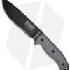 ESEE Knives ESEE-6S Knife (6.5" Serr) *No Sheathing* -Esee Knives Shop esee 6s 3