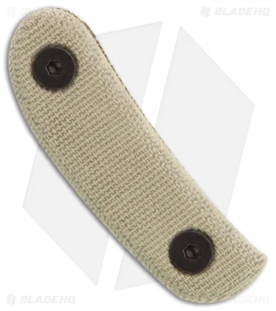 ESEE Candiru Scales Tan Canvas Micarta Handle Kit 3 ESEE Candiru Scales Tan Canvas Micarta Handle Kit