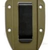 ESEE Knives 3/4 Clip Plate For ESEE-4 (OD Green) -Esee Knives Shop esee clip plate 3 4 od back
