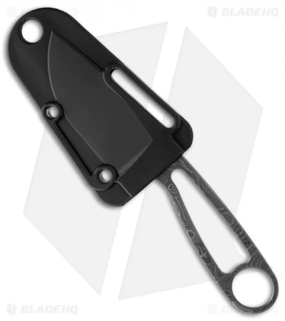 ESEE Damascus Izula Knife Survival Neck Knife W/ Sheath 4 ESEE Damascus Izula Knife Survival Neck Knife W/ Sheath - Image 2