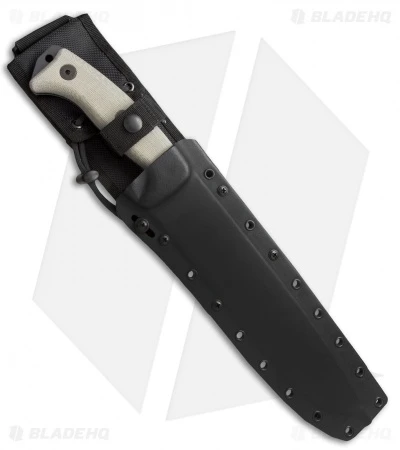 ESEE Junglas Survival Fixed Blade Knife + Sheath (10.5" Tactical Gray) 4 ESEE Junglas Survival Fixed Blade Knife + Sheath (10.5" Tactical Gray) - Image 2