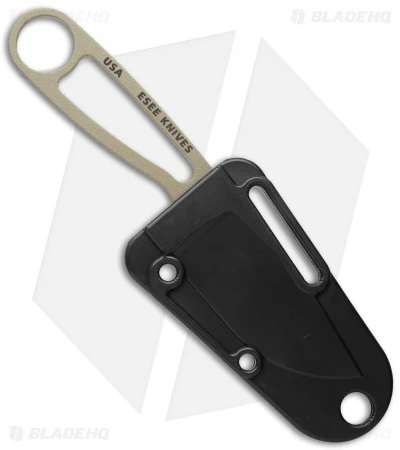 ESEE Izula DE Fixed Blade Neck Knife + Kit Extras (2.875" Dark Earth) 5 ESEE Izula DE Fixed Blade Neck Knife + Kit Extras (2.875" Dark Earth) - Image 3