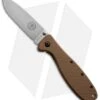 ESEE Zancudo Frame Lock Knife Coyote Brown (2.94" Stonewash) -Esee Knives Shop esee zandudo brkr1cb folder satin brown